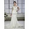 2018 new collection sexy romantic style sweep train mermaid guangzhou wedding dress