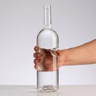 Wholesale Custom Electroplated Glass Bottle 700Ml Vodka With Screw Top
