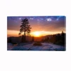 Modern Home Decor Fine Art Scenery Canvas Photo Prints Sunset Glow Picture Printing