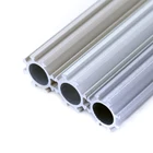 Wooden Grain curved curtain track oval aluminum extrusion