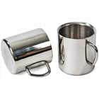 2018 amazon hot sale stainless steel copper 400ml double wall coffee mug