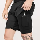 High quality spandex / polyester casual athletic shorts for men fitness
