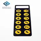 Custom Silk Screen Printing Membrane Switch Keypad Graphic Overlay