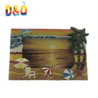 Custom hand-painted 6"*4" arts and crafts souvenir resin photo frame