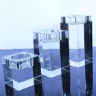 rectangular crystal candle holder MH-TZ0176