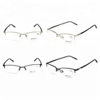 2019 best selling metal mens fashion half-frame reading glasses