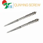 Single Bimetallic barrel screw for plastic extrusion machine