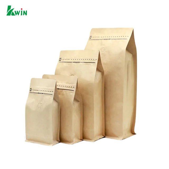 handle laminated aluminum foil kraft brown craft paper for food