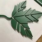 Colours painted laser cut 3mm thickness solid 3d acrylic and PVC hanging sign board for hotel