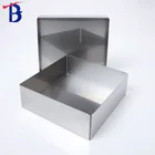 customized precision aluminium black metal box