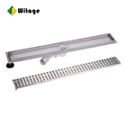 2019 New design high quality grate floor trap stainless steel shower drain