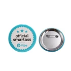 2019 Cheap Custom Badge Hot Printing Logo Design Metal Lapel Pin Tin Button Badge