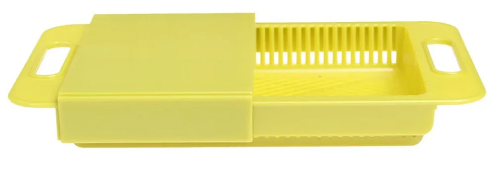 Cutting Kitchen Board With Chopping Block Draining Board Dishes To Wash Cut With The Drain Basket Creative 2 in 1 Drawer KC1110