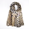 Wholesale 2019 new design long warm leopard scarf high quality super cheap cotton print ladies scarfs and stoles