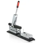 127*41.5mm rectangle Hand Press metal fridge magnet making Machine