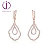 Post Dangle Earrings 18k gold plated earring for young women