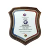 BM-1301 Wood & glass material wooden MDF shield trophies and awards plaque