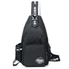 Custom Logo single Shoulder bag pack waterproof cross body Small Sling Bag Travel backpack Nylon sports chest bag men