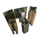 HOT! Aluminium profile to make doors and windows alu sliding wardrobe door