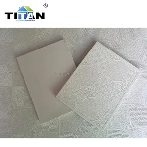 Pvc Gypsum Decorative Ceiling Tile 2x4 Ceiling Tiles Wholesale