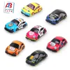 Promotional toys mini plastic cartoon printing pull back cars
