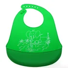 Sedex Factory Promotional Gift Custom cute logo waterproof silicone baby bib for kids