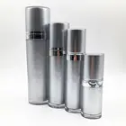 High quality cylinder shape plastic body lotion bottle lotion pump bottle