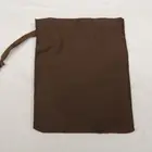 Customized Drawstring Velvet Bags for Power Bank with golden stamping