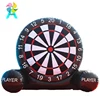 inflatable soccer dart board with hook loop / inflatable foot dart balls