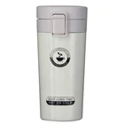 350ml custom double wall stainless steel coffee mug with lid tumbler thermos cup