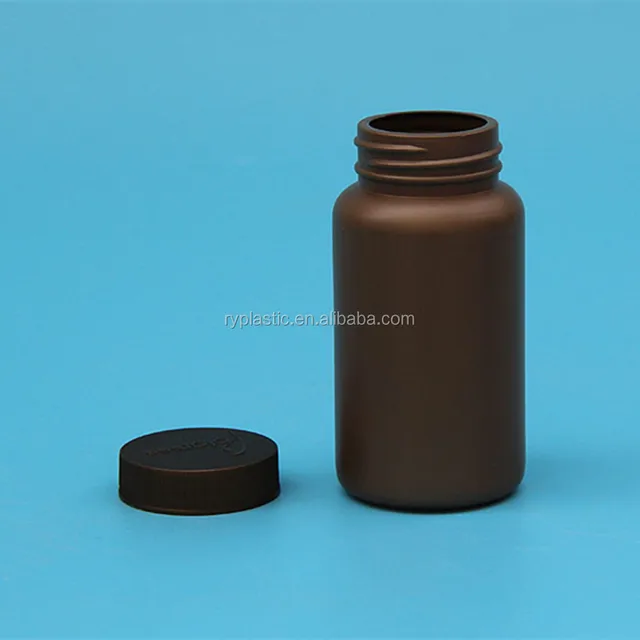 dark brown bottle