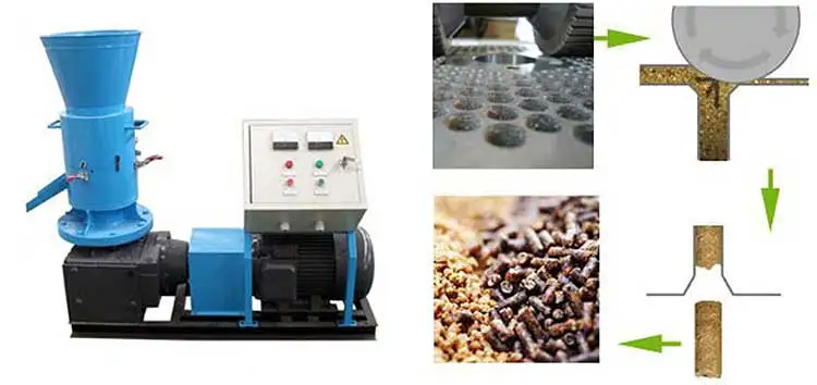 small home bird goat poultry feed pellet making machine
