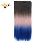 Wholesale ombre raw natural long straight brazilian virgin 100% human hair extension