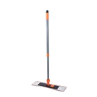 aluminum mop handle floor cleaning microfiber pad, flat mop floor cleaning