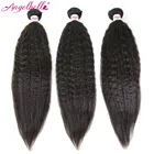Angelbella High Quality Wholesale Alibaba Raw Indian Yaki Weave Real Human Hair Extensions