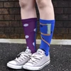 Tutushita Alphabet Custom Crew Long Socks Woman Made In Japan