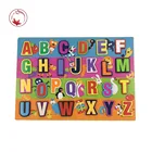 Educational wooden alphabet puzzle toy