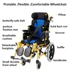 lightweight brain cerebral palsy wheelchair design for disable children