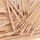 Nail Sticks Double Ended Manicure And Pedicure Tools Orange Wooden Nail Sticks Free Sample Manicure Sticks For Nail Art Beauty
