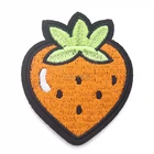Custom cartoon fruits banana strawberry Embroidery Patches