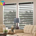 silhouette shade shangri la motorized blinds with solar panel battery motor shangrila blinds
