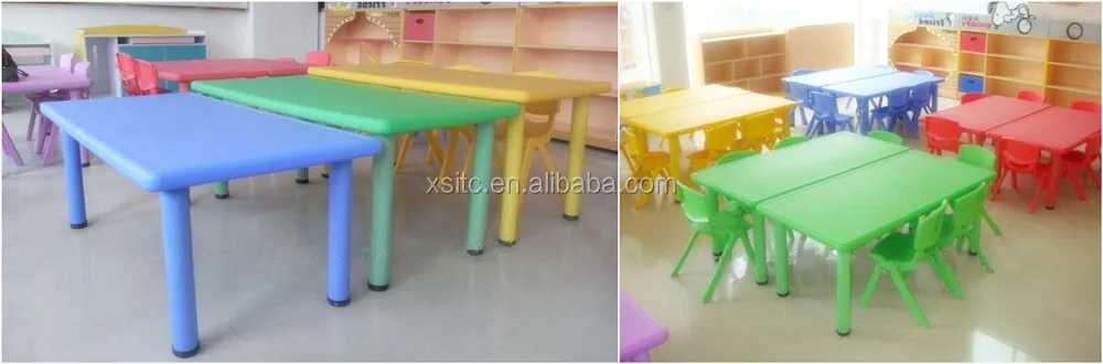 カラフルな幼稚園の机と椅子仕入れ・メーカー・工場