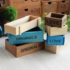 Sedex audited Vintage distressed wooden fruit flower crate