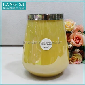 valentines day gift custom candles scented luxury glass jar