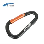 5mm metal Frosting Camping Carabiner Keychain Metal Key Ring Keyring