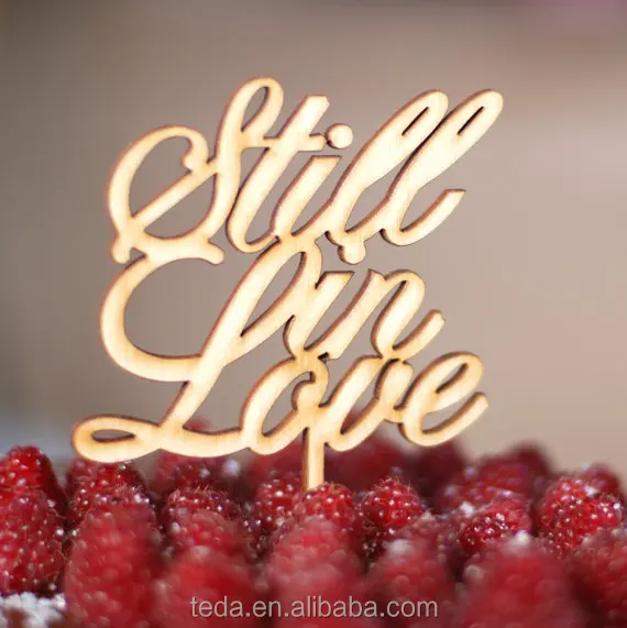 valentines day gift still in love cake topper