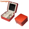 Trend antique PU Leather Large jewelry box with customized logo