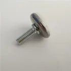 China manufacturer plastic furniture leg adjustment screw glide feet