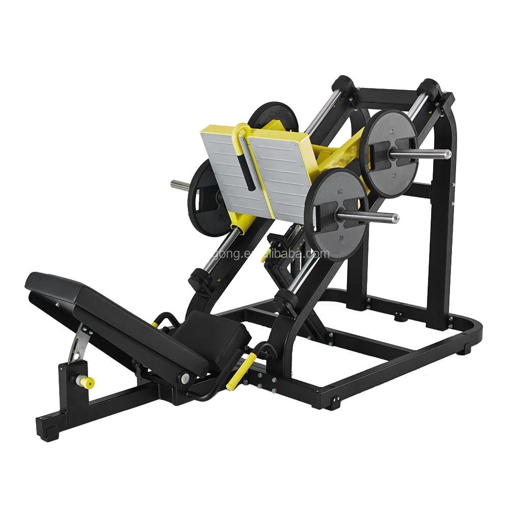 commerical indoor hammer strength 45 degree linear leg press jg