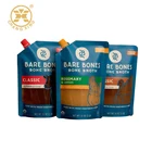 disposable Aluminum Foil drinking pouch In Box Aseptic spout Bags For Fruit Juice